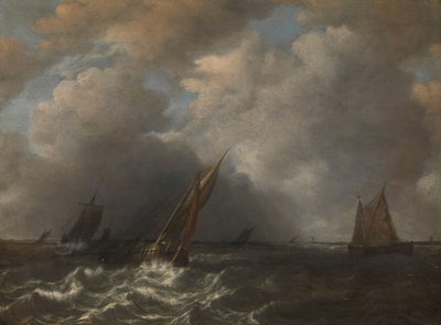 Bouře na řece Meuse od Hendrick Martensz. Sorgh
