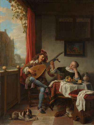 Lutenista Hráč na loutnu od Hendrick Martensz. Sorgh