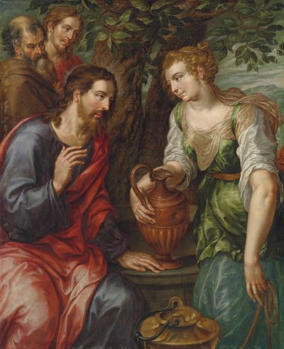 Kristus a samařská žena od Hendrick de Clerck