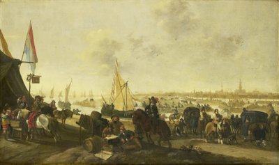 Obléhání a dobytí města Hulst Španěly, 5. listopadu 1645 od Hendrick de Meijer