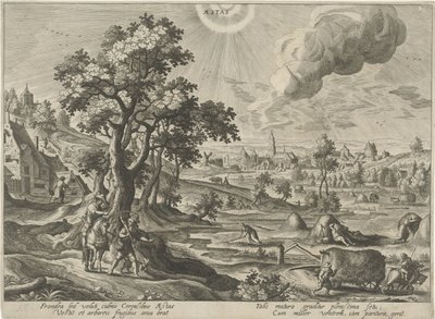 Léto Aestas (název na objektu) The Four Seasons (název série) od Hendrick van Schoel