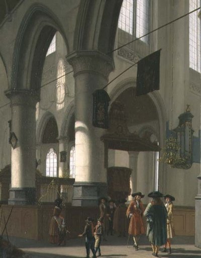 Interiér kostela od Hendrick van Streeck