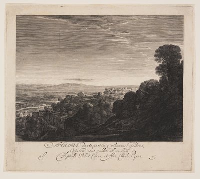 Aurora, krajina za úsvitu od Hendrick von Goudt