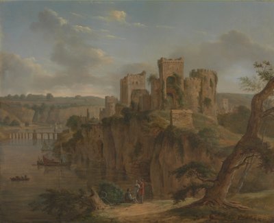 Hrad Chepstow od Hendrik Frans de Cort