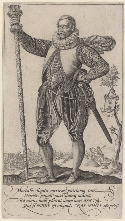 Pike-Man se otočil doleva od Hendrik Goltzius