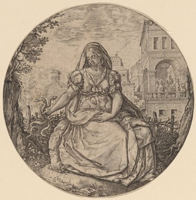 Alegorie obezřetnosti od Hendrik Goltzius