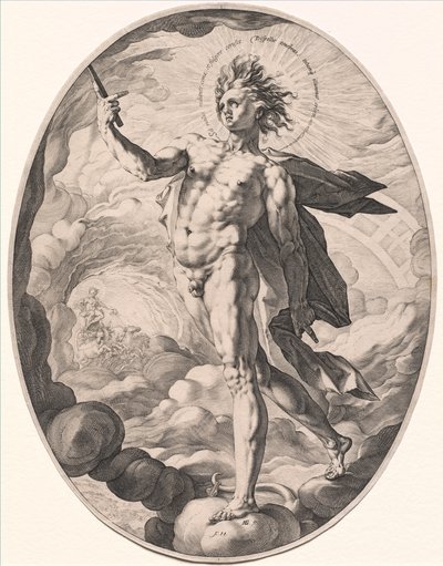Apollo, 1588. od Hendrik Goltzius