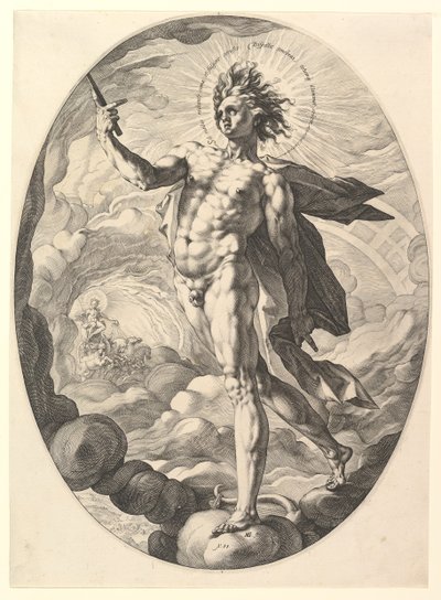 Apollo, 1588. od Hendrik Goltzius