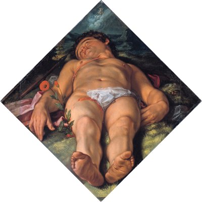 Umírající Adonis, 1609 od Hendrik Goltzius