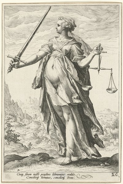 Spravedlnost Spravedlnost od Hendrik Goltzius