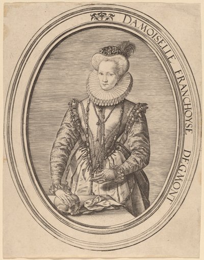 Françoise van Egmond od Hendrik Goltzius