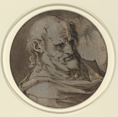 Hlava apoštola od Hendrik Goltzius