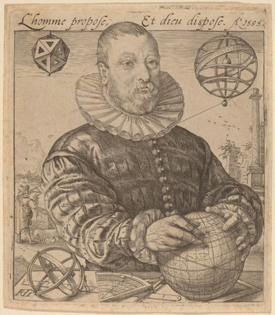 Nicolaus Petri z Deventeru od Hendrik Goltzius