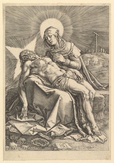 Pieta, 1596. od Hendrik Goltzius
