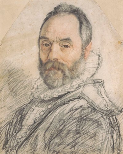 Portrét Giovanni da Bologna 1529-1608, 1591. od Hendrik Goltzius