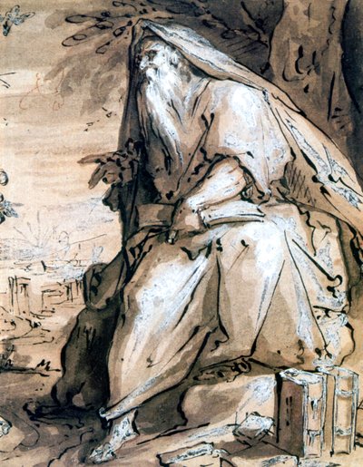 Prorok, c1600 od Hendrik Goltzius
