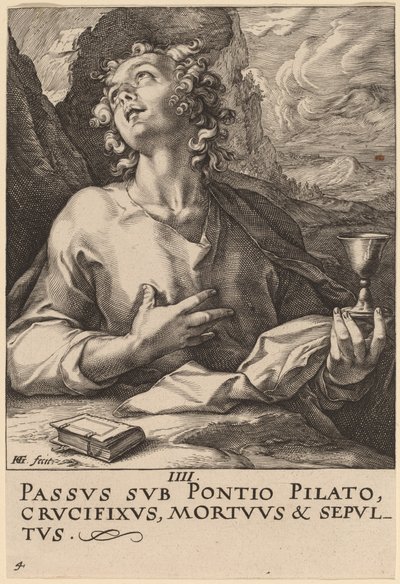 Svatý Jan od Hendrik Goltzius