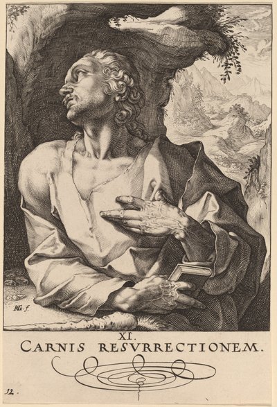 Svatý Juda Tadeáš od Hendrik Goltzius