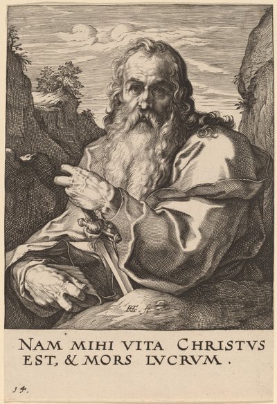 Svatý Pavel od Hendrik Goltzius