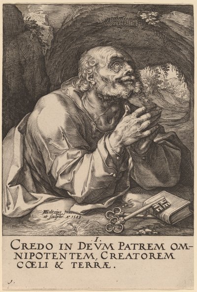 Svatý Petr od Hendrik Goltzius
