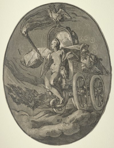 Sedm božstev: Nox Nox, 1588-1590. od Hendrik Goltzius