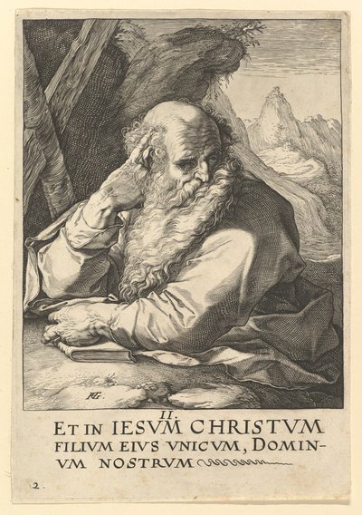 Sv. Ondřej, od Krista, apoštolů a sv. Pavla s vyznáním víry, ca. 1589. od Hendrik Goltzius