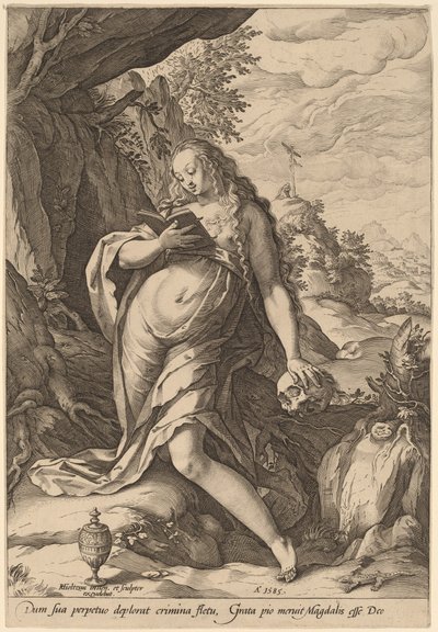 Svatá Máří Magdalena Kající od Hendrik Goltzius