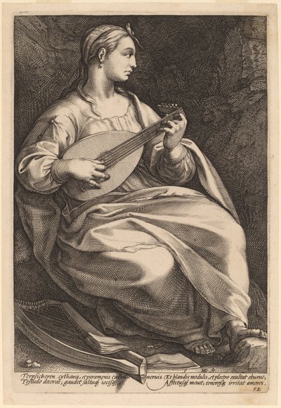 Terpsichore od Hendrik Goltzius