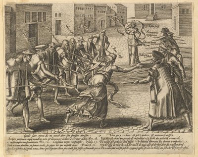 The Abuses of the Law, deska 7.n.d. od Hendrik Goltzius