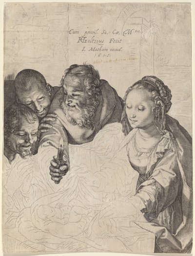 Klanění pastýřů od Hendrik Goltzius