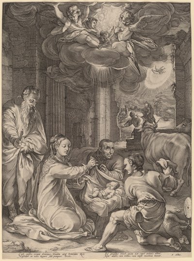 Klanění pastýřů od Hendrik Goltzius