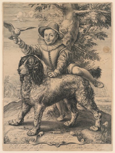 Goltziův pes od Hendrik Goltzius