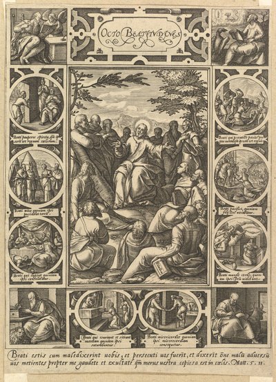 Osm blahoslavenství, ca. 1578. od Hendrik Goltzius