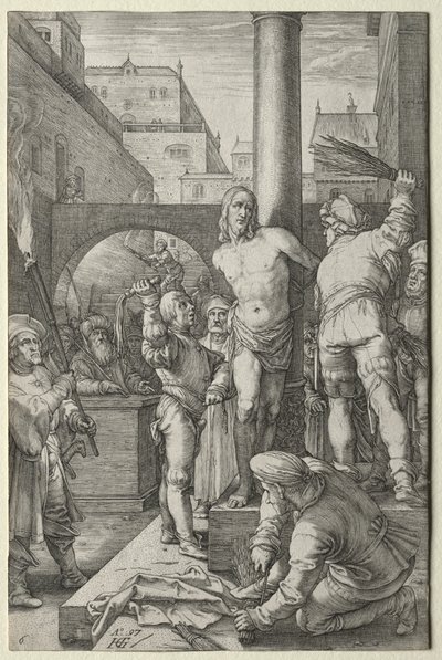 Bičování z Umučení. od Hendrik Goltzius