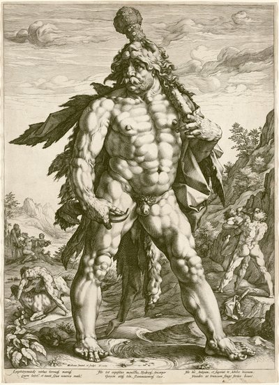 Velký Herkules od Hendrik Goltzius