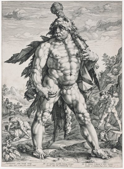 Velký Herkules od Hendrik Goltzius