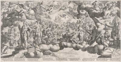 Svatba Amora a Psyché od Hendrik Goltzius after Bartholomaeus Spranger