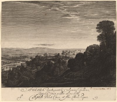 Krajina za úsvitu: Aurora od Hendrik Goudt after Adam Elsheimer