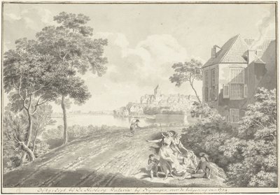 Pohled na Nijmegen od Hendrik Hoogers