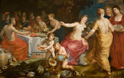 Svátek Achelous, 1610-1615. od Hendrik I Balen van