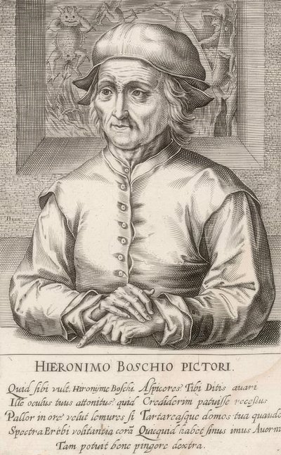 HIEROMO BOSCHIO PICTORI (...) od Hendrik I Hondius