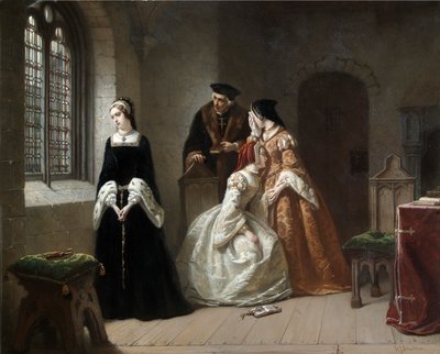Lady Jane Grey, kolem 1845-1907 (olej na plátně) od Hendrik Jacobus Scholten