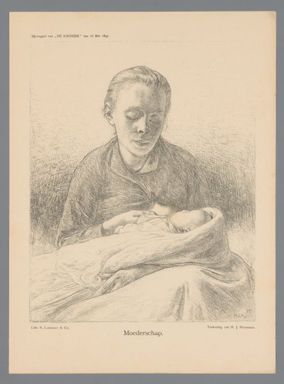 Mateřství (titul na předmětu) od Hendrik Johannes Haverman