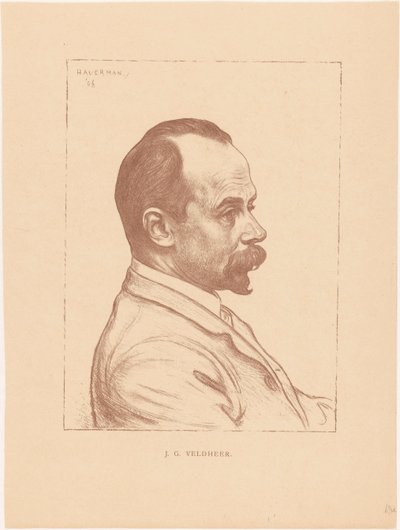 Portrét Jacobuse Gerarduse Veldheera od Hendrik Johannes Haverman