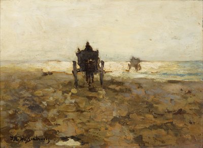 Clammers Horse Drive, c. 1890 od Hendrik Johannes Weissenbruch