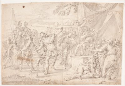 Mucius Scaevola od Hendrik Krock