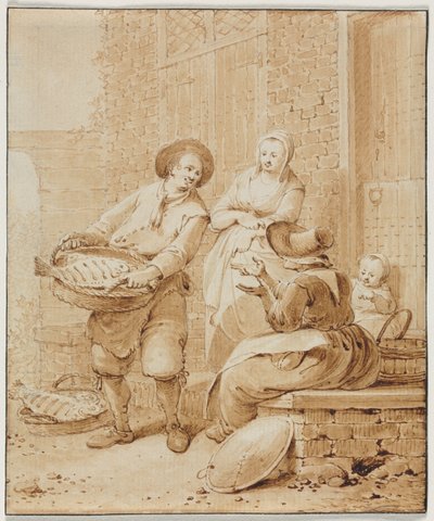 The Fish Monger od Hendrik Meijer