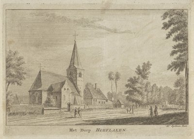 Pohled na Hoevelaken The Village Hoeflaken (název na objektu) od Hendrik Spilman