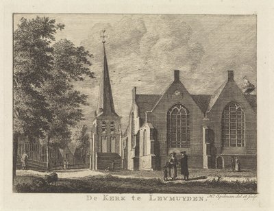 Pohled na Leimuiden Kostel v Leymuyden (název na objektu) od Hendrik Spilman