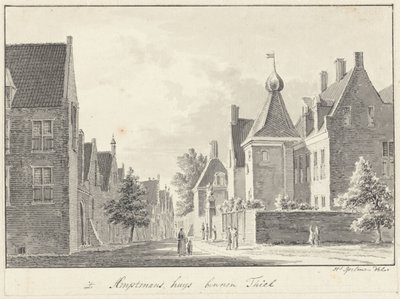 Ambtmanshuis v Tielu od Hendrik Spilman